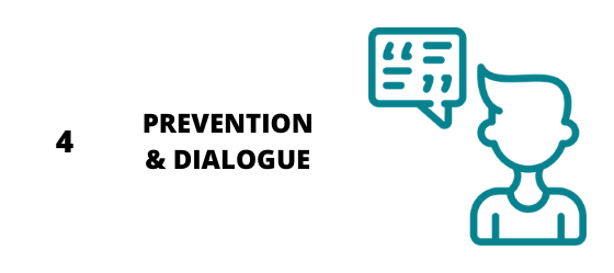 Consignes à respecter en préventions et dialogue