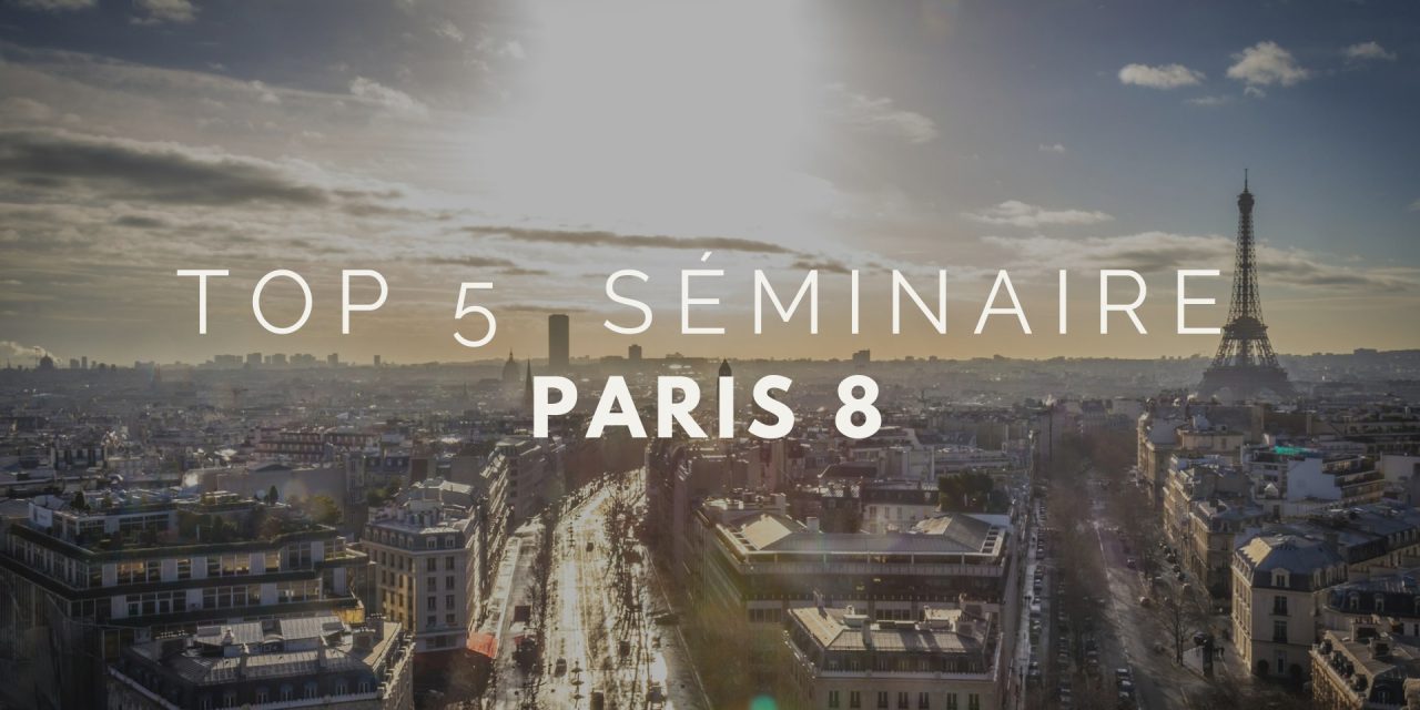 Top 5 des lieux de séminaire à Paris 8