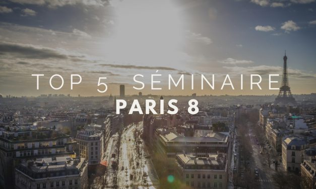 Top 5 des lieux de séminaire à Paris 8