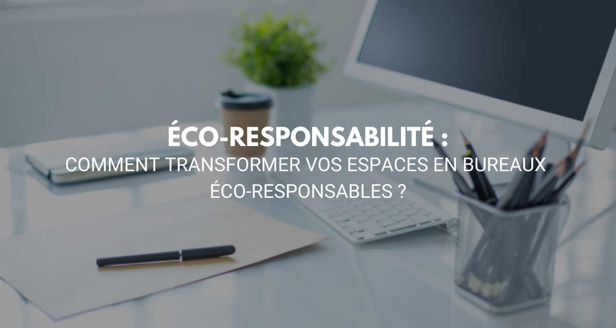 Comment transformer vos espaces en bureaux éco-responsables ?