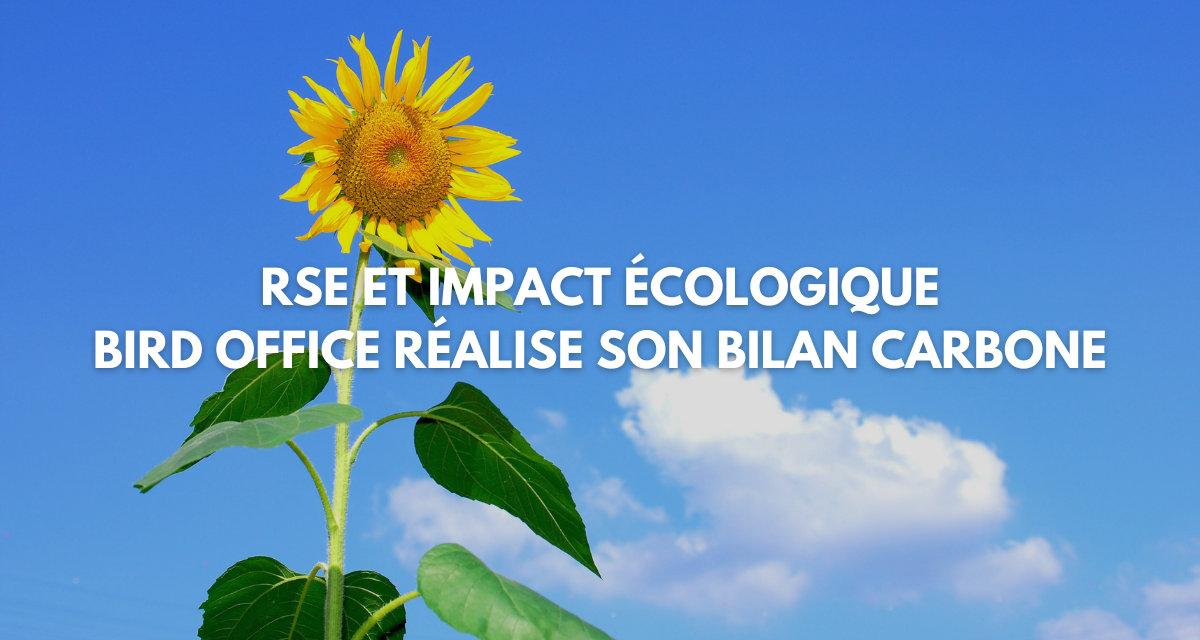 RSE et impact écologique, Bird Office réalise son Bilan Carbone